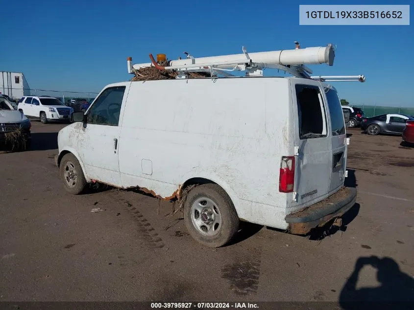 2003 GMC Safari Standard VIN: 1GTDL19X33B516652 Lot: 39795927