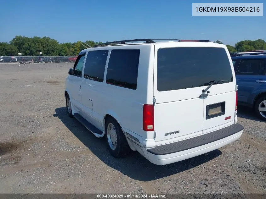 1GKDM19X93B504216 2003 GMC Safari