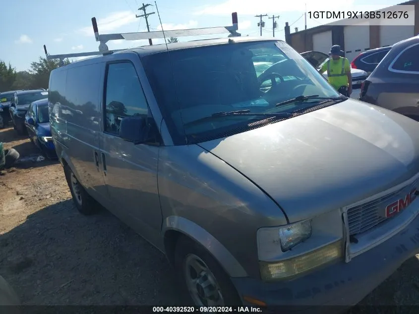 2003 GMC Safari Standard VIN: 1GTDM19X13B512676 Lot: 40392520