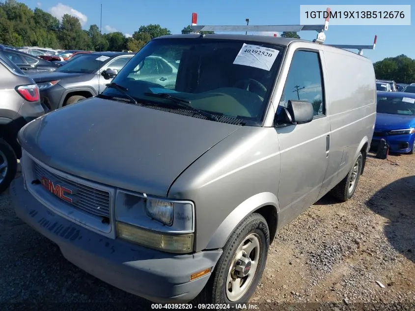 2003 GMC Safari Standard VIN: 1GTDM19X13B512676 Lot: 40392520