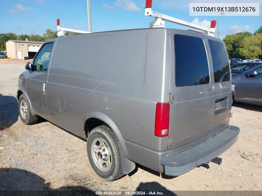 2003 GMC Safari Standard VIN: 1GTDM19X13B512676 Lot: 40392520