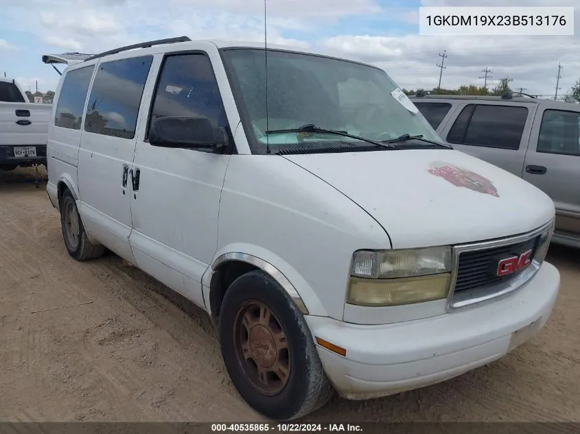 2003 GMC Safari VIN: 1GKDM19X23B513176 Lot: 40535865