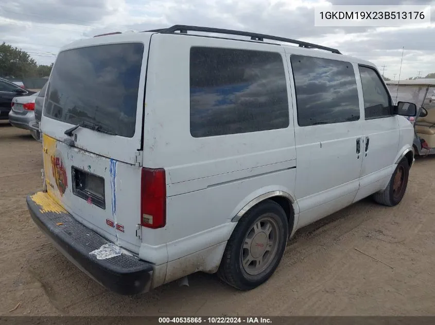 2003 GMC Safari VIN: 1GKDM19X23B513176 Lot: 40535865