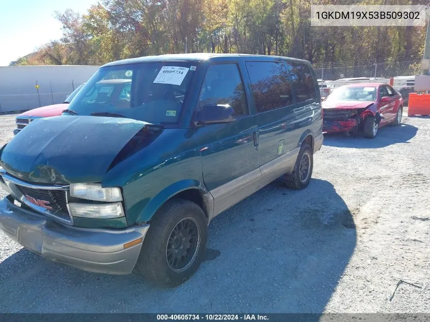 2003 GMC Safari VIN: 1GKDM19X53B509302 Lot: 40605734