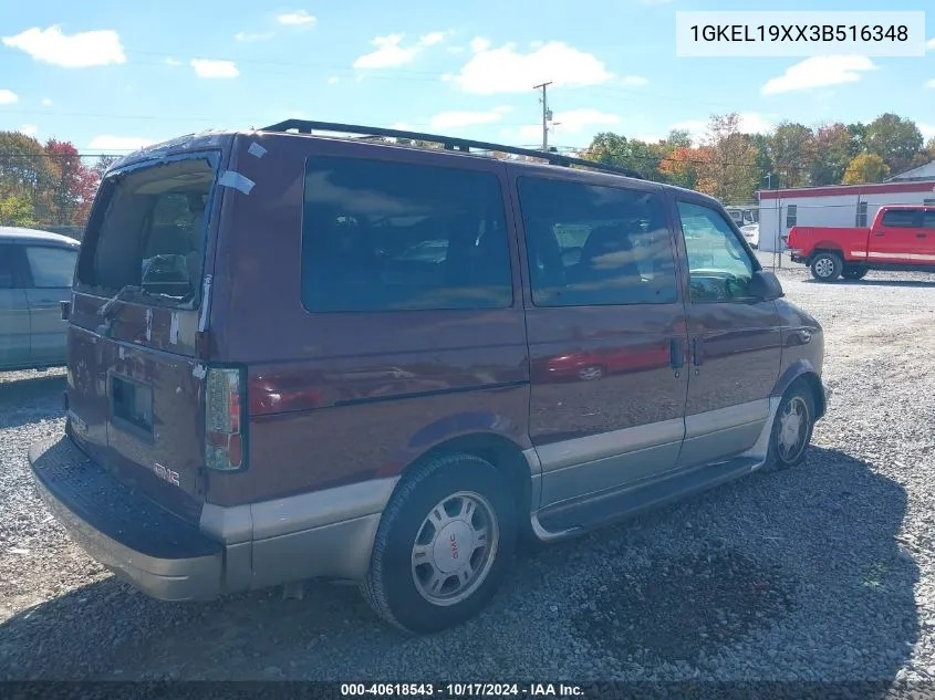 2003 GMC Safari Sle VIN: 1GKEL19XX3B516348 Lot: 40618543