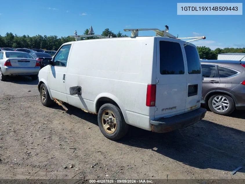 2004 GMC Safari Standard VIN: 1GTDL19X14B509443 Lot: 40287828