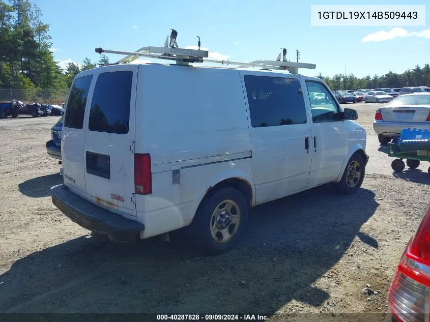 1GTDL19X14B509443 2004 GMC Safari Standard