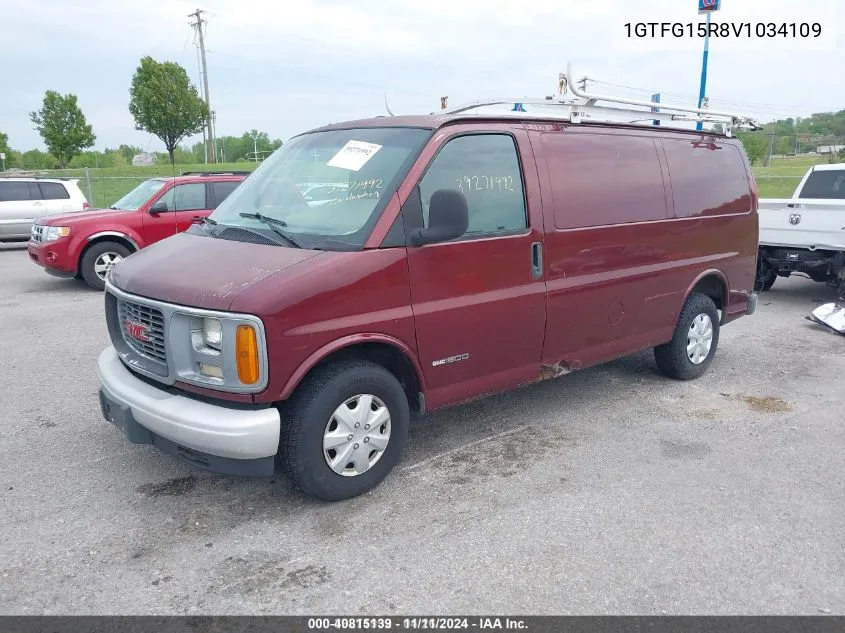 1997 GMC Savana Standard VIN: 1GTFG15R8V1034109 Lot: 40815139