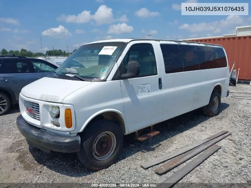 1999 GMC Savana Standard VIN: 1GJHG39J5X1076435 Lot: 40093299