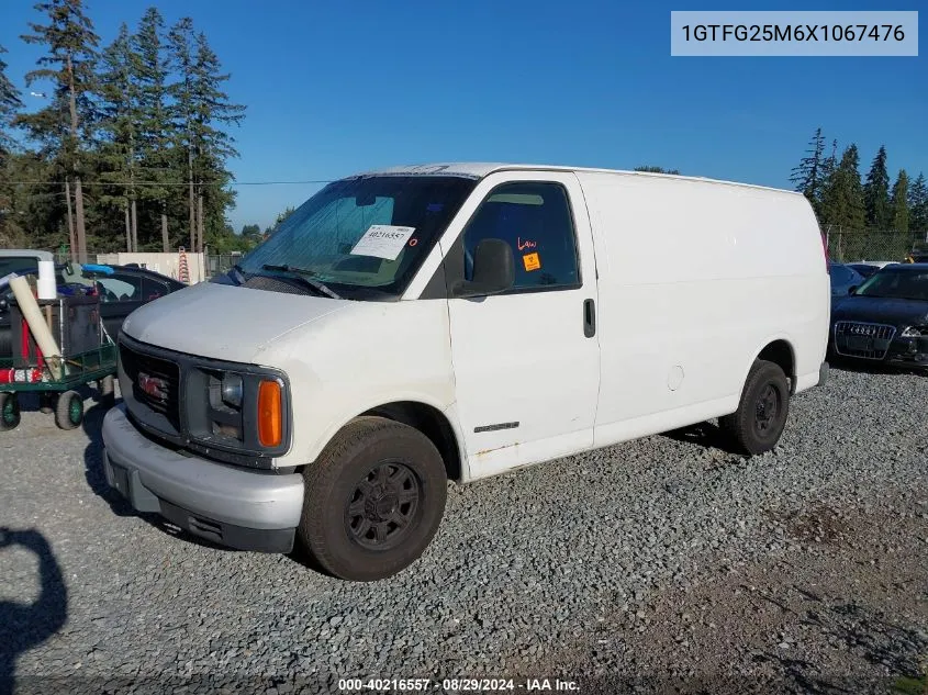 1999 GMC Savana Standard VIN: 1GTFG25M6X1067476 Lot: 40216557