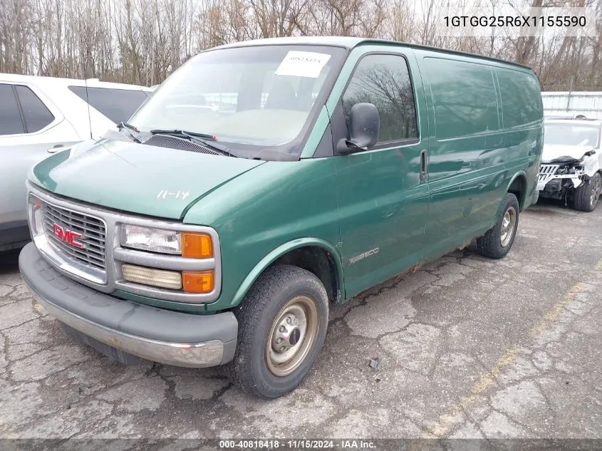 1999 GMC Savana Standard VIN: 1GTGG25R6X1155590 Lot: 40818418