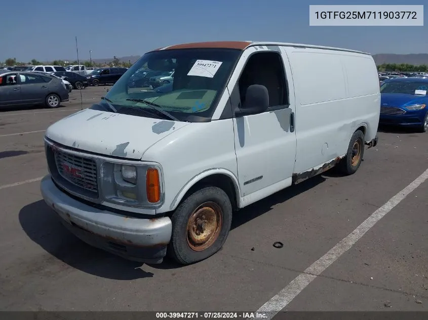 2001 GMC Savana Standard VIN: 1GTFG25M711903772 Lot: 39947271