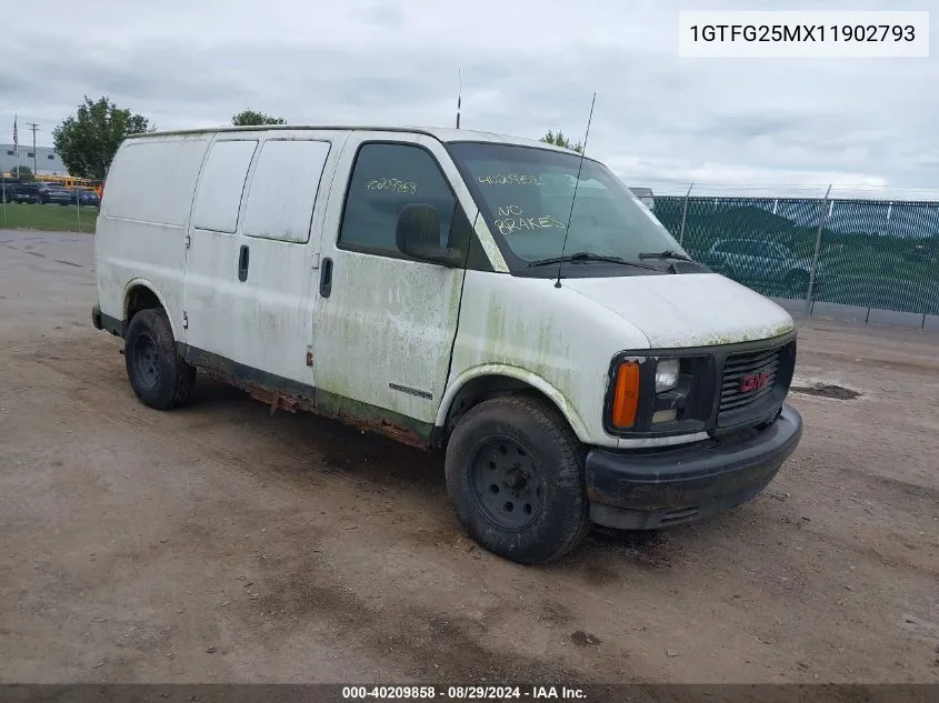 2001 GMC Savana Standard VIN: 1GTFG25MX11902793 Lot: 40209858