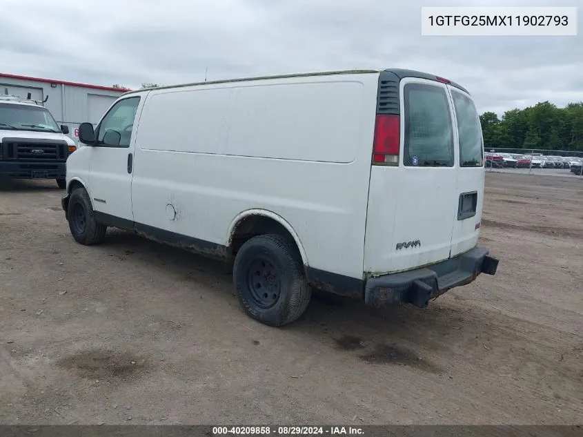 1GTFG25MX11902793 2001 GMC Savana Standard