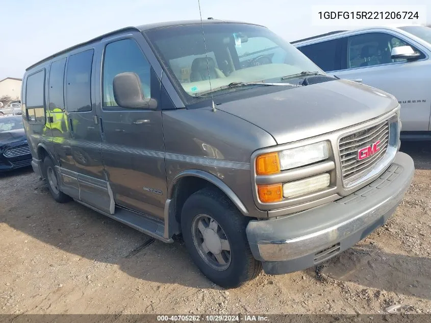 2002 GMC Savana Standard VIN: 1GDFG15R221206724 Lot: 40705262