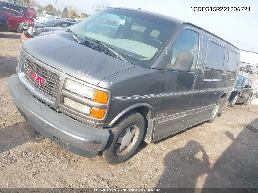 2002 GMC Savana Standard VIN: 1GDFG15R221206724 Lot: 40705262