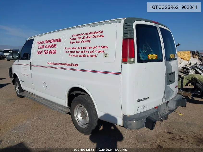 2002 GMC Savana Standard VIN: 1GTGG25R621902341 Lot: 40712583