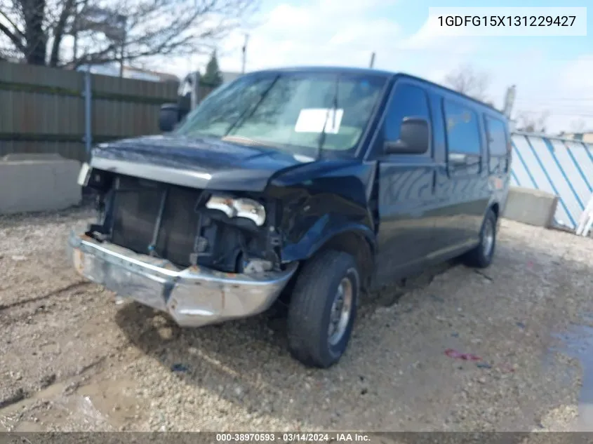 2003 GMC Savana Upfitter VIN: 1GDFG15X131229427 Lot: 38970593