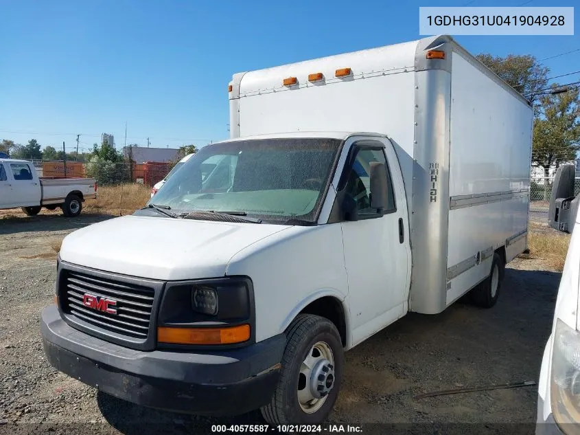 2004 GMC Savana Cutaway G3500 VIN: 1GDHG31U041904928 Lot: 40575587