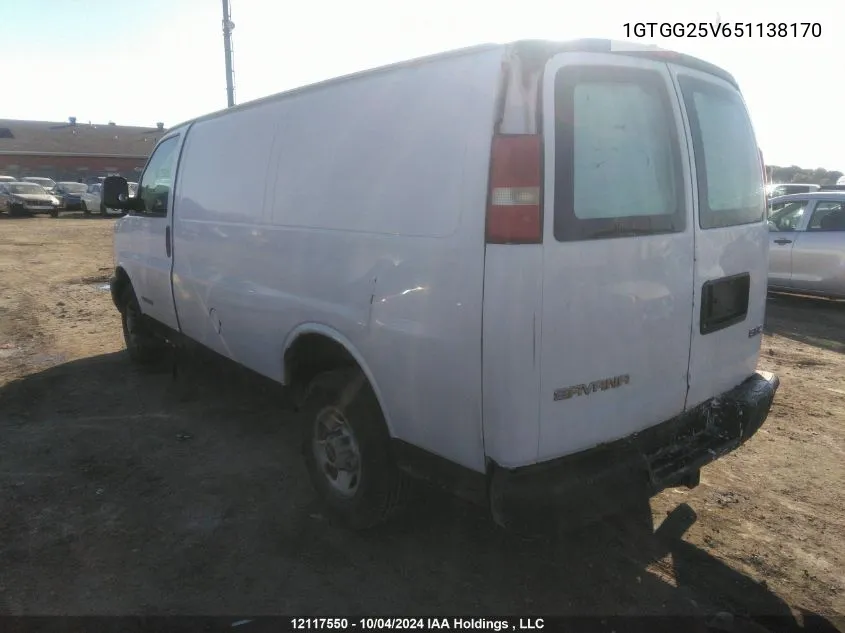 1GTGG25V651138170 2005 GMC Savana