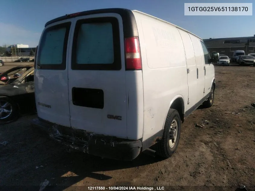 1GTGG25V651138170 2005 GMC Savana