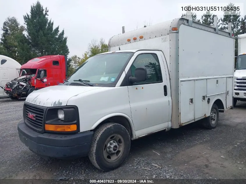 2005 GMC Savana Cutaway G3500 VIN: 1GDHG31U551108435 Lot: 40437823