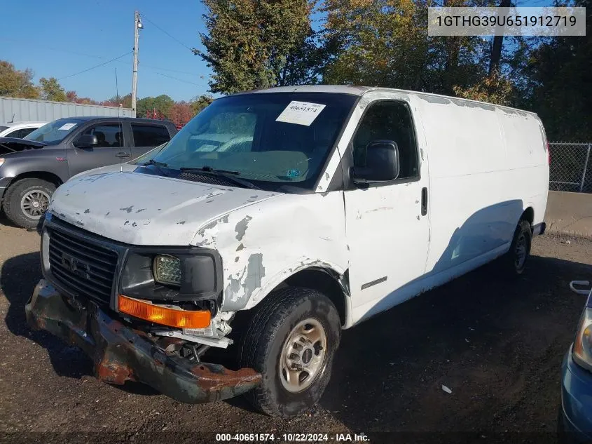 2005 GMC Savana Standard VIN: 1GTHG39U651912719 Lot: 40651574