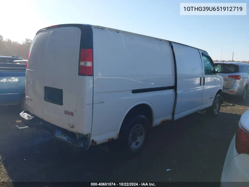 2005 GMC Savana Standard VIN: 1GTHG39U651912719 Lot: 40651574