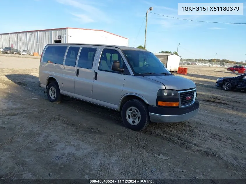 2005 GMC Savana Standard VIN: 1GKFG15TX51180379 Lot: 40840524