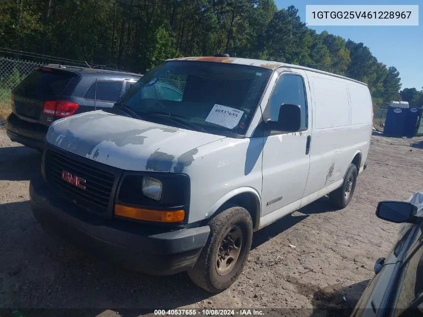 2006 GMC Savana Work Van VIN: 1GTGG25V461228967 Lot: 40537655