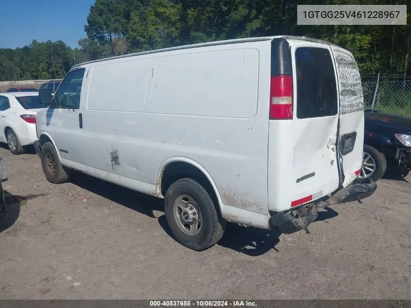 2006 GMC Savana Work Van VIN: 1GTGG25V461228967 Lot: 40537655