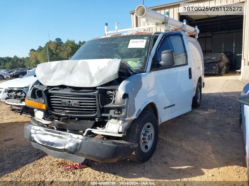 2006 GMC Savana G2500 VIN: 1GTGG25V261125272 Lot: 40589799