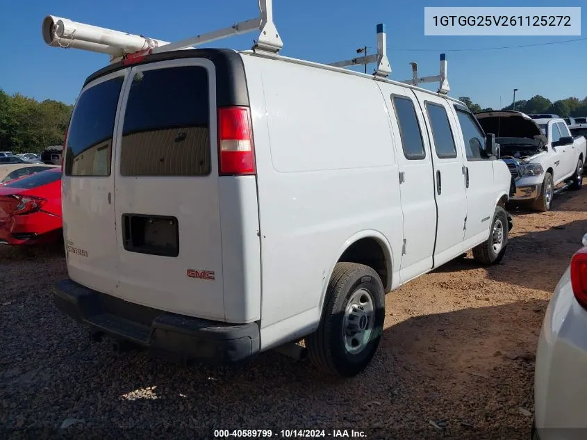 2006 GMC Savana G2500 VIN: 1GTGG25V261125272 Lot: 40589799