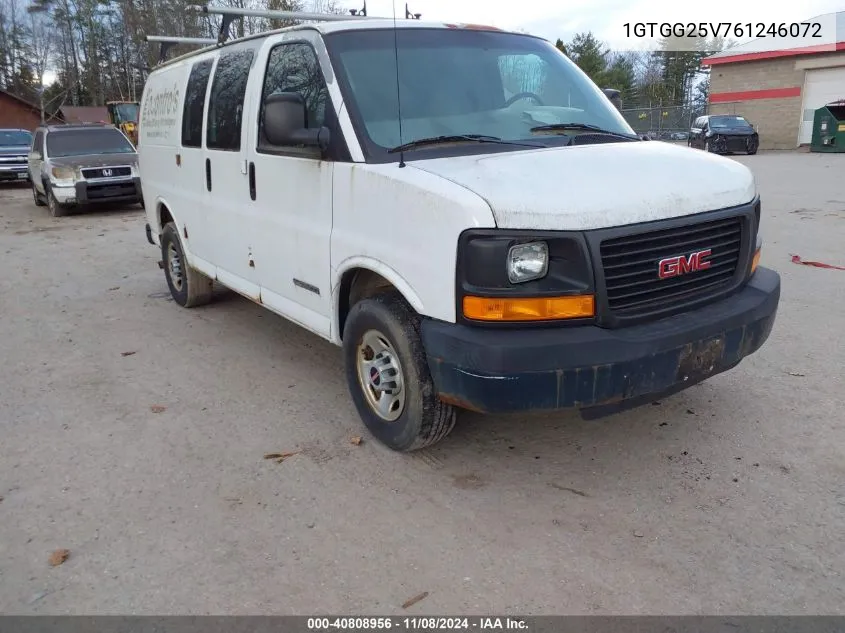 2006 GMC Savana Work Van VIN: 1GTGG25V761246072 Lot: 40808956