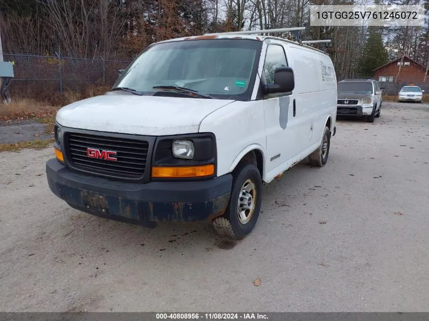 2006 GMC Savana Work Van VIN: 1GTGG25V761246072 Lot: 40808956