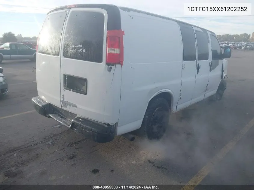 2006 GMC Savana Work Van VIN: 1GTFG15XX61202252 Lot: 40855508