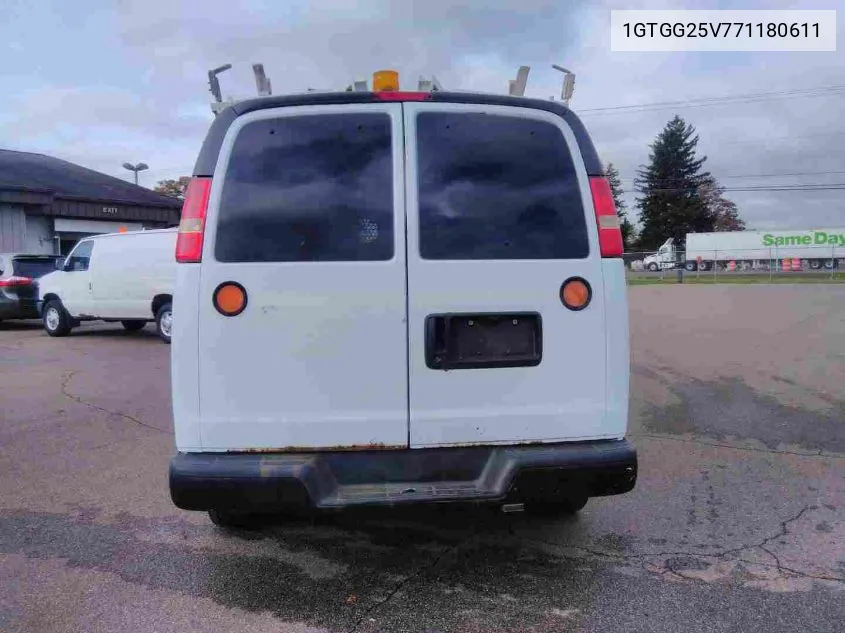 2007 GMC Savana Work Van VIN: 1GTGG25V771180611 Lot: 40659383