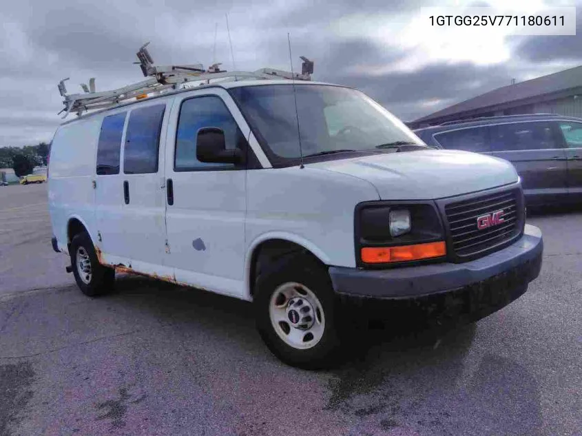 2007 GMC Savana Work Van VIN: 1GTGG25V771180611 Lot: 40659383