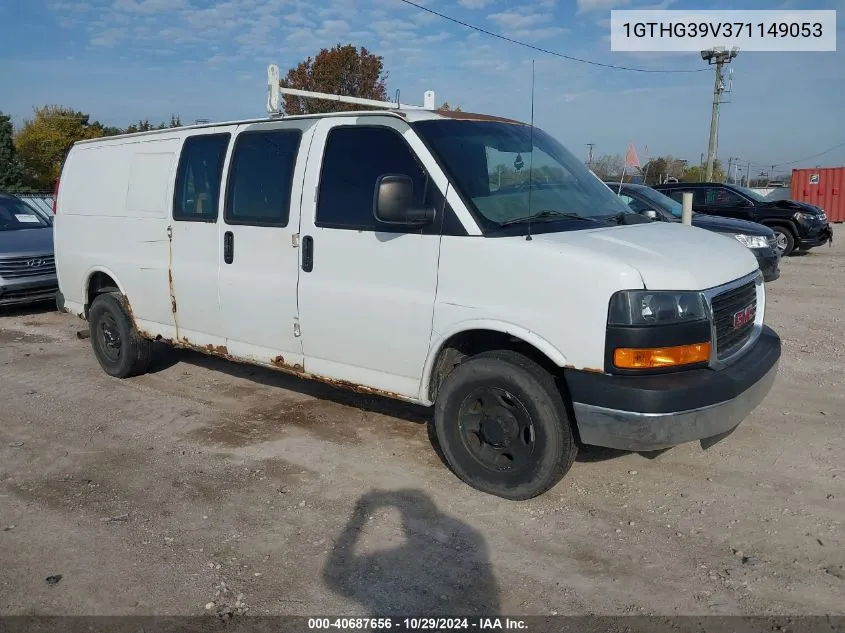 2007 GMC Savana Work Van VIN: 1GTHG39V371149053 Lot: 40687656