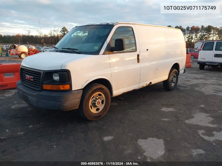 2007 GMC Savana Work Van VIN: 1GTGG25V071175749 Lot: 40893576