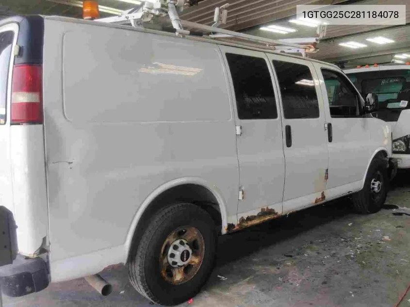 2008 GMC Savana Work Van VIN: 1GTGG25C281184078 Lot: 40659387