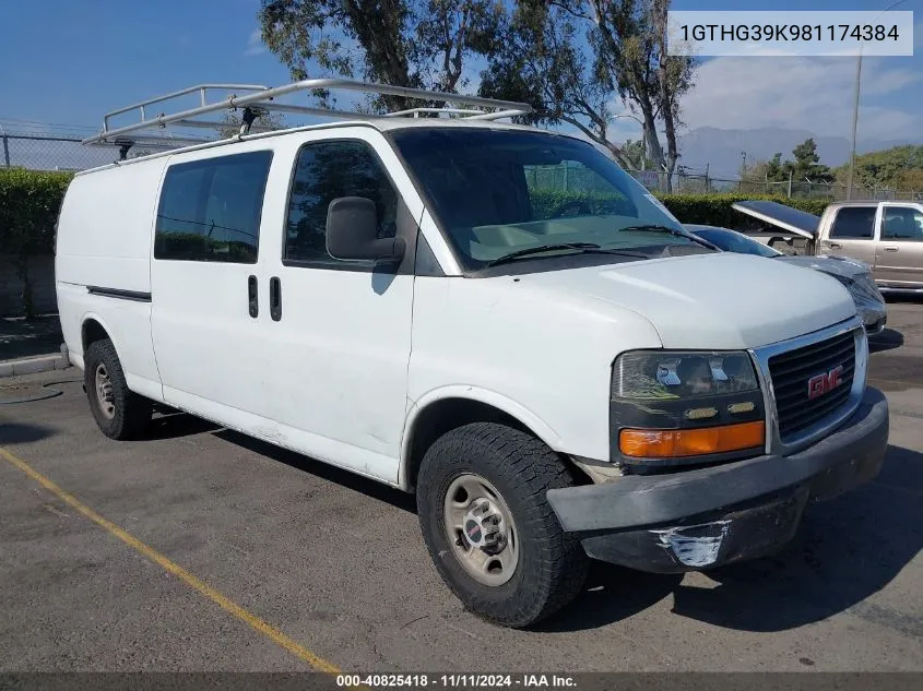 2008 GMC Savana G3500 VIN: 1GTHG39K981174384 Lot: 40825418