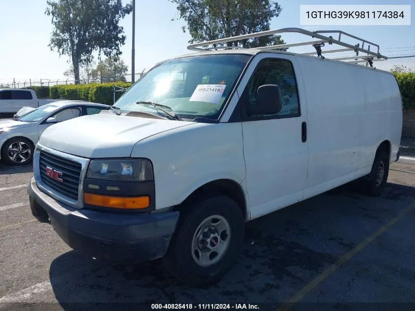 2008 GMC Savana G3500 VIN: 1GTHG39K981174384 Lot: 40825418