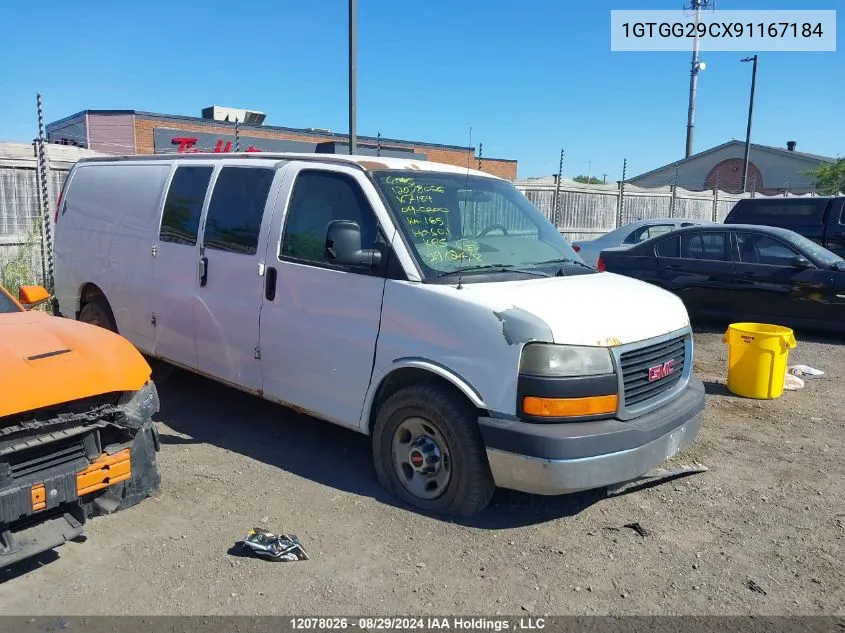 1GTGG29CX91167184 2009 GMC Savana G2500