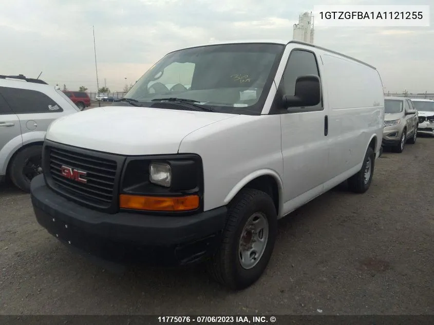 2010 GMC Savana G2500 VIN: 1GTZGFBA1A1121255 Lot: 11775076