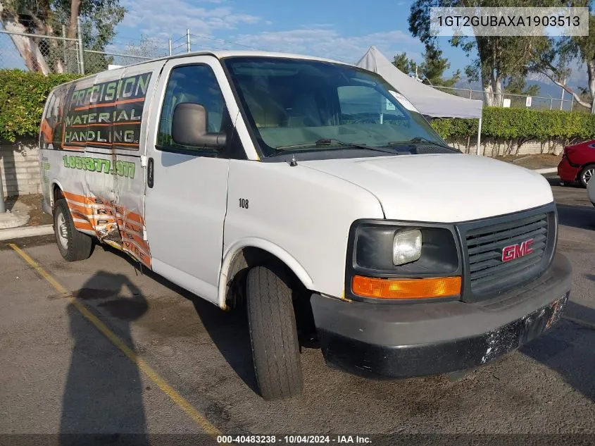 2010 GMC Savana 3500 Work Van VIN: 1GT2GUBAXA1903513 Lot: 40483238