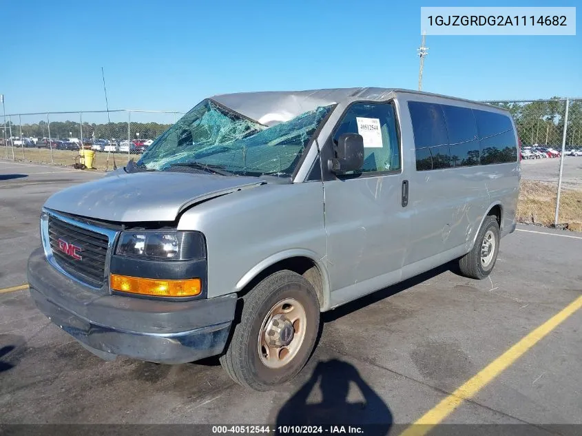 2010 GMC Savana 2500 Lt VIN: 1GJZGRDG2A1114682 Lot: 40512544