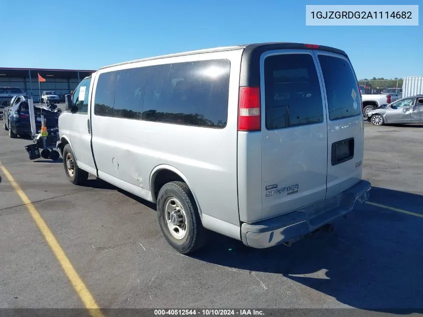 2010 GMC Savana 2500 Lt VIN: 1GJZGRDG2A1114682 Lot: 40512544