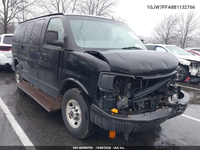 2011 GMC Savana 2500 Ls VIN: 1GJW7PFA8B1132766 Lot: 40578718