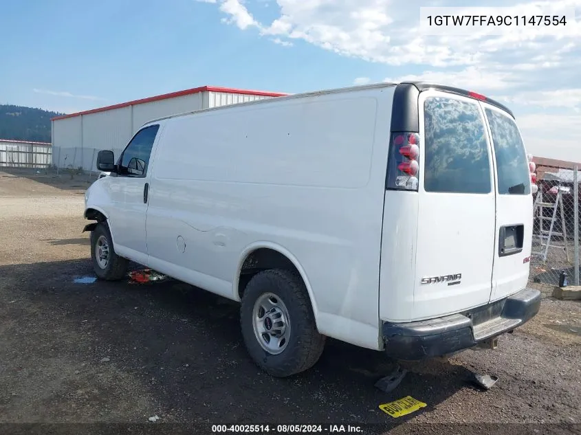 1GTW7FFA9C1147554 2012 GMC Savana 2500 Work Van